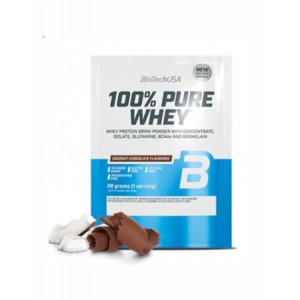 Proteinový srvátkový nápoj BIOTECH USA 28g, Pure Whey, kokos-čokoláda
